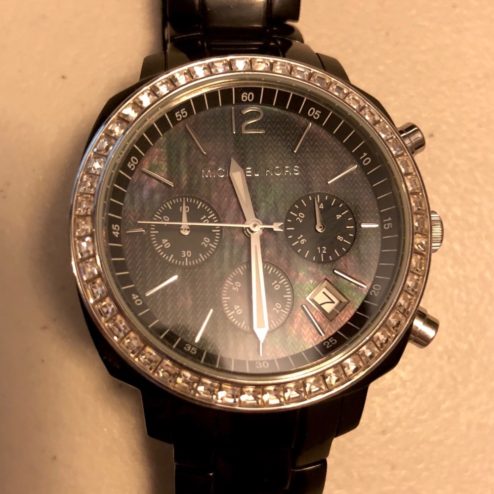 Michael Kors Black Ceramic Watch